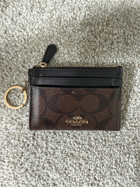 Coach Handbags - Authentic Coach Mini Skinny ID Case in Signature Canvas